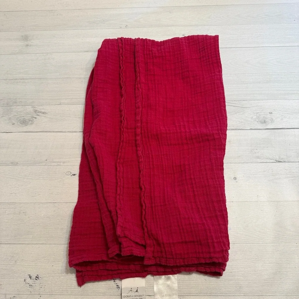 Aden & Anais baby‎ magenta pink muslin swaddle blanket